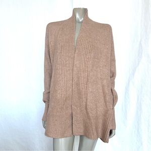 Becool Light Brown Knit Cardigan